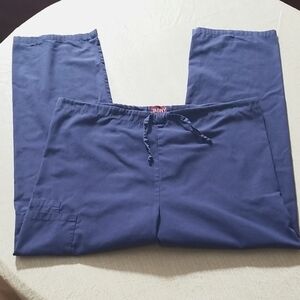 Tabny Dark Blue Drawstring Scrub Pants